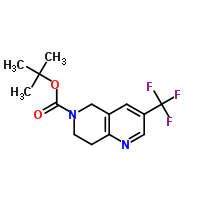 tert-butyl 3-(trifluoromethyl)-7,8-dihydro-5H-1,6-naphthyridine-6-carboxylate